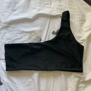 One shoulder bikini top